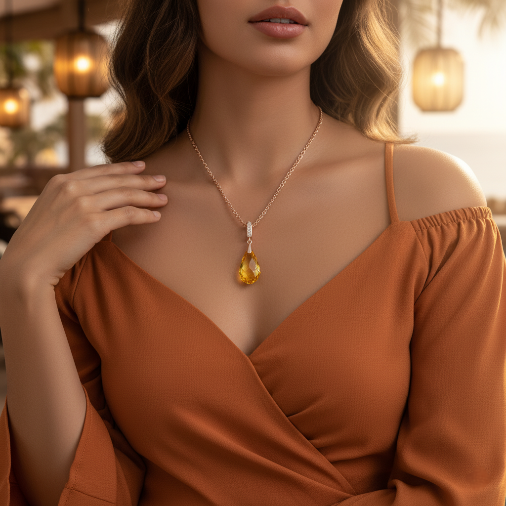 Sunbeam Drop Pendant ✨